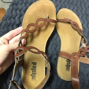 Brown strap sandals